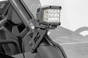 Polaris RZR PRO XP 4 Premium LED Light Kit - A Pillar Mount - Rough Country - 2